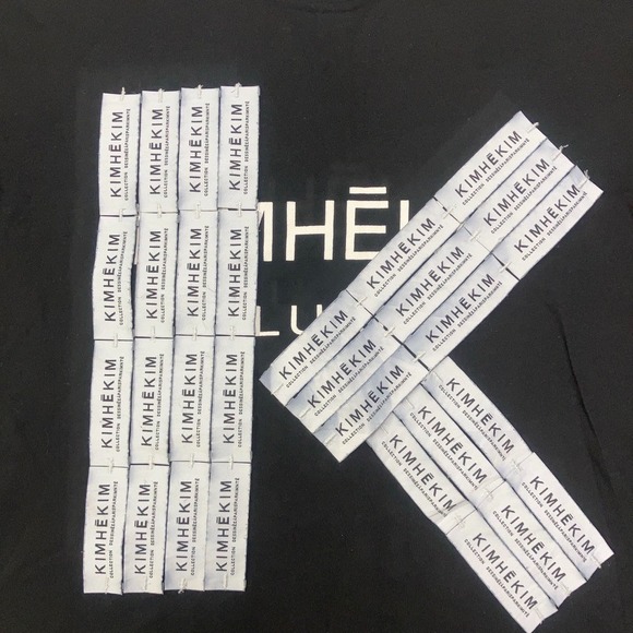 KIMHEKIM SS20 Labels T-Shirt - Picture 2 of 6